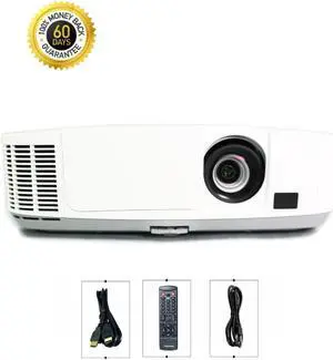 NEC P451W 3LCD Projector WXGA 4500 ANSI Home Theater HD HDMI LAN w/Bundle