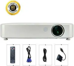 Panasonic PT-LB51NT 3LCD Projector XGA Portable Wireless HDMI-adapter w/Remote
