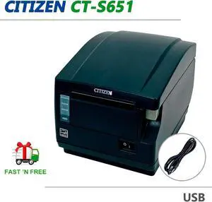 Citizen CT-S651 Compact Thermal POS Receipt Printer USB