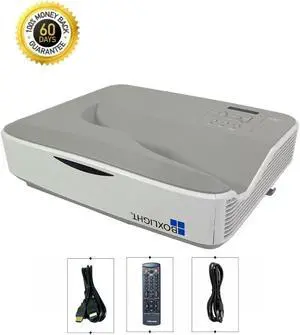 Boxlight P6 X32N 3LCD Projector Interactive Portable 3200 ANSI HD 1080i HDMI LAN USB for Multupurpose Use with Accessories Bundle (Power Cable, HDMI Cable, Remote)
