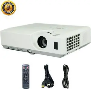 Hitachi CP-EX250N 3LCD Projector 2700 ANSI HD 1080p DT01433 Crestron w/Bundle