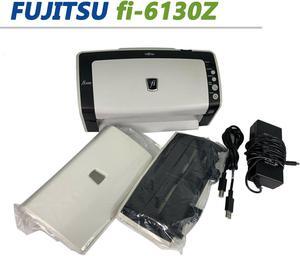 Fujitsu FI-6130Z Duplex Document Color Scanner with Rollers / Trays / AC Adapter