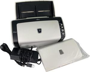 Fujitsu Fi-6130Z Duplex Pass-Through Document Color Scanner with Trays w/ Adapter