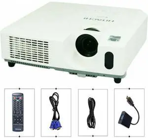 Hitachi CP-X2011 3LCD Projector 2200 ANSI HD 1080p HDMI-adapter w/Accessories