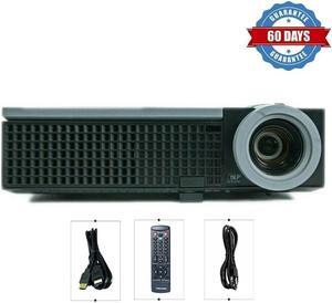 Dell 1610HD DLP Portable Projector 3500 ANSI WXGA 3D HD HDMI 1080p w/Accessories