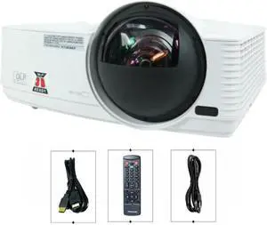 Mitsubishi XD360U-EST DLP Projector Short-Throw 3D 2500 Lumens HD 1080p Bundle
