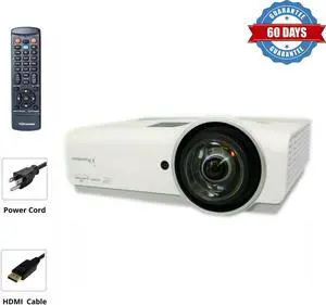 Promethean PRM-45 3150 ANSI DLP Projector Short Throw for Powerpoint Video Presentation Commercial Multipurpose Usage with Accessories Promethean PRM-45 3150 ANSI DLP Projector Short Throw for Powerpoint Video Presentation Commercial Multipurpose Usage with Accessories