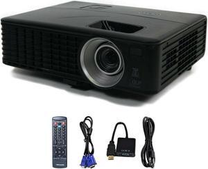 DELL 1430X DLP Projector 3200 Lumens XGA PC 3D HD 1080P HDMI Adapter Classroom Password Lock Built-in Speakers W/ Bundle