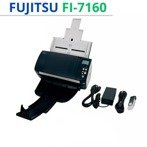 thumbnail image 2 of Refurbished Fujitsu Fi-7160 Document Scanner – A4, 600 DPI, USB, Full Set 2 of 6