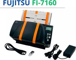Fujitsu Fi-7160 High Speed Color Duplex Document Scanner 600x600 DPI USB 3.0 w/FULL SET