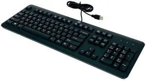 HP USB Wired Desktop Computer Keyboard - KU-1156 724720-001