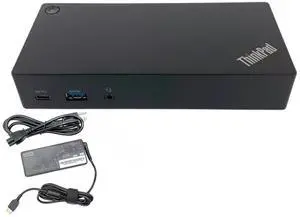 Lenovo USB-C Docking Station DK 1633 for ThinkPad P51s P52s Laptop w/AC Adapter