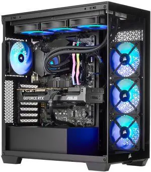 TECHNOID Nova Gaming PC - GeForce RTX 5070 Ti - AMD Ryzen 7 9800X3D - 64GB DDR5 - 2TB SSD - Win 11 PRO - AI Ready - 850w 80 Plus Gold PSU - VR Compatible - Black