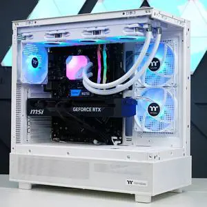 TECHNOID Glass Gaming PC - GeForce RTX 5070 Ti - AMD Ryzen 7 7800X3D - 32GB DDR5 - 2TB SSD - Win 11 HOME - AI Ready - VR Compatible - Wifi Bluetooth