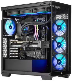 TECHNOID Nova Gaming PC - GeForce RTX 5070 Ti - Intel Core i9 14900K - 64GB DDR5 - 2TB SSD - Win 11 HOME - AI Ready - 850w 80 Plus Gold PSU - VR Compatible - Black