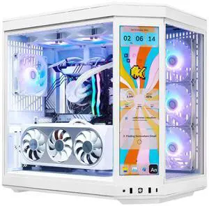 TECHNOID Limited Edition Gaming PC - Intel Ultra Core 7, 32GB Ram, 2TB SSD, RTX 5070 Ti, Windows 11 HOME, HYTE Y70 Touch infinite, White