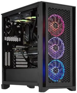 TECHNOID Ultimate Gaming PC - GeForce RTX 5070 Ti - Intel Ultra Core 9 - 64GB DDR5 - 2TB SSD - Win 11 HOME - AI Ready - 850w 80 Plus Gold PSU - VR Compatible - Black
