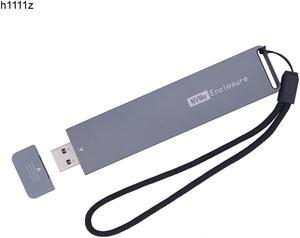 NVME Case M.2 NVME Enclosure USB C Gen2 10Gbps PCIe NVME SSD Enclosure NVME M2 SSD Case Box Supports 2230/2242/2260/2280 M.2 SSD
