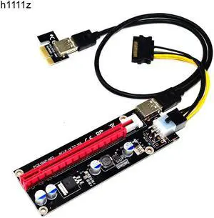 60cm Super stable PCI-E PCI E Express 1x to 16x graphics Card Riser Extender Adapter VER006C For Bitcoin BTC Miner Machine