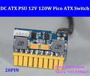 DC ATX PSU 12V 120W Pico ATX Switch Pico DC-DC PSU 20pin MINI ITX DC to ATX PC Power Supply For Computer