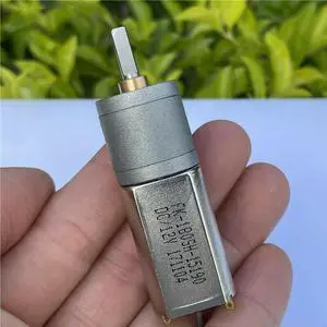 Micro 20mm FK-180SH-15190 Full Metal Gearbox Gear Reduction Motor D-shaft Dual Shaft DC 3V-12V 75RPM Slow Speed High Torque
