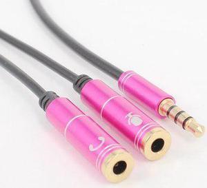 3.5mm Headphone Splitter 1 to 2 Y Earphone Splitter Audio Cable Adapter Headset Jack audio conversion distribution splitter