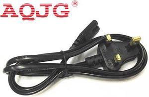 1pcs  2 Prong UK  Plug AC Power Cord Cable Charge Adapter PC Laptop For United Kingdom Small uk cables wholesale