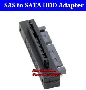 90 degrees SAS to SATA hard disk interface socket connector SFF-8482 to SATA adapter