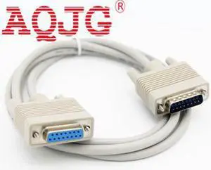 1pcs DB15 male to DB15 Female cable db15 parallel cableDB15 15pin to DB15 Female 1.5M