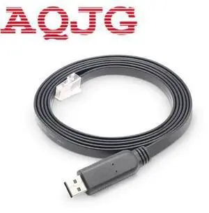 FTDI USB to serial RS232 console rollover cable for routers - RJ45 USB to RJ45 Console cable 6FT 1.8M Wholesale FTDI USB to serial RS232 console rollover cable for routers - RJ45 USB to RJ45 Console cable 6FT 1.8M Wholesale