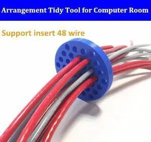 48 holes Network cable management cable comb router network cabinet machine room wiring tools for category 5/6 16mm 10mm