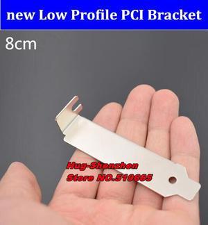 8cm Half size Cover Bracket Short Expansion Card Slot Cover Filler PCI Blank Low Profile Bracket for Computer Case 2U