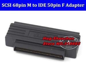 1pcs- HPDB 68pin male to IDE 50pin female adapter SCSI 68-pin to IDE 50-pin Converter