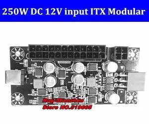 PCI-E 6pin cpu 4Pin 24pin DC ATX PSU 12V DC Input 250W Output Switch DC-DC ATX Pico PSU MINI ITX PC Power Supply For Computer