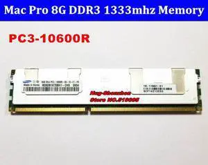 for MACPRO MEMORY 8G DDR3 PC3-10600R mac pro 8GB DDR3 10600 RAM for Mac Pro 2009-2012 MC560 MC561