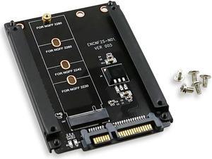 Metal Case B+M Key M.2 NGFF SSD To 2.5 SATA 6Gb/s Adapter Card With Enclosure Socket M2 NGFF Adapter With 5 Screw