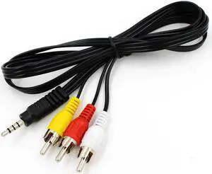 AV Cable for Canon ZR100, ZR200, ZR300 Camcorder