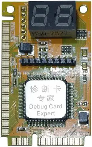 3 in 1 Mini PCI-E LPC PC Analyzer Tester POST Card Test For Notebook Laptop Hexadecimal Character Display High Stability