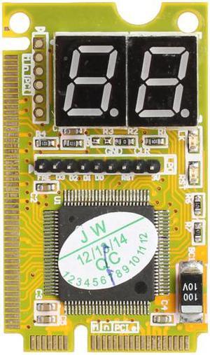 VODOOL Mini PCI-E LPC PC Analyzer Tester POST Card Test For Notebook Laptop Hexadecimal Character Display