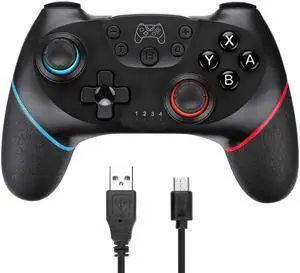 Wireless Gamepad Game Controller 6-Axis Gyro Dual Motor Vibration Game Controller for Nintendo Switch Accessories Wireless Gamepad Game Controller 6-Axis Gyro Dual Motor Vibration Game Controller for Nintendo Switch Accessories