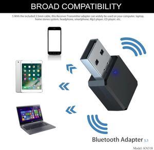 Bluetooth 5.1 USB Adapter Transmitter Bluetooth Receiver Audio Dongle Bluetooth Wireless USB Adapter For Computer PC Laptop