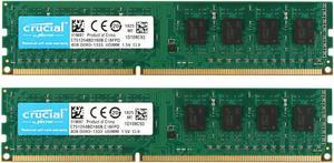 Micron CT51264BD160B.C16FPD 8G (2x 4GB) DDR3 PC3-10600U 1333MHz 1.5V CL9 DIMM Desktop PC Memory For Crucial
