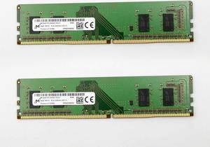 Micron MTA4ATF51264AZ-3G2J1 8GB 2X4GB DDR4-3200 UDIMM CP3-25600 CL22 Desktop Memory 288PIN RAM