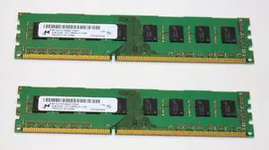 Micron 8GB (2X4GB) DDR3-1333 MT16JTF51264AZ-1G4H1 PC3-10600U UDIMM Module RAM Memory 1.5V