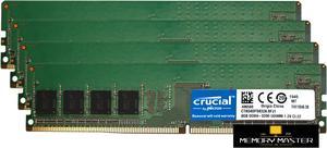 Crucial 32GB (4X8GB) RAM CT8G4DFS832A.8FJ1 DDR4-3200 MHz CP4-25600 CL22 Desktop Memory