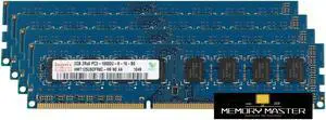 For Hynix HMT125U6DFR8C-H9 8GB(4X2GB) 2Rx8 PC3-10600U DDR3-1333MHZ 240Pin Intel DIMM Desktop Memory RAM