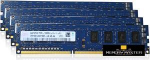 Hynix 16GB(4X4GB) HMT351U6CFR8C-H9 DDR3 1333MHz RAM PC3-10600U Desktop Memory 240pin 2Rx8 UDIMM CL9
