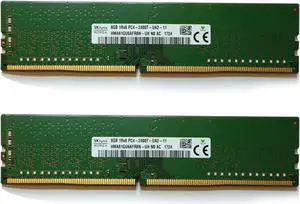 Hynix HMA81GU6AFR8N-UH 16GB (2X8GB) DDR4 2400MHz Desktop PC RAM - PC4-19200 PC4-2400T - Memory 288pin DIMM Hynix HMA81GU6AFR8N-UH 16GB (2X8GB) DDR4 2400MHz Desktop PC RAM - PC4-19200 PC4-2400T - Memory 288pin DIMM