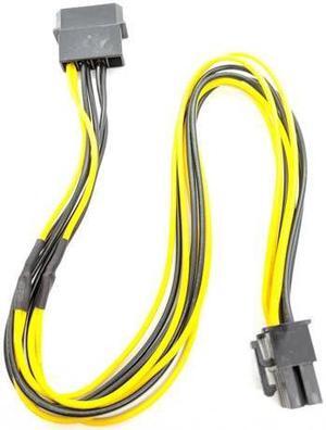 4 Pin Molex to 8 Pin ATX EPS12V Motherboard Power Supply Adapter Converter Cable