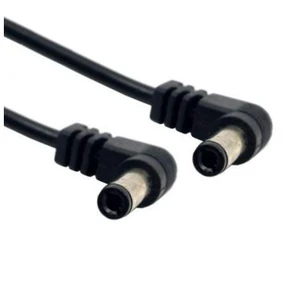 DC Power 5.5 x 2.1mm / 2.5mm Male to 5.5 2.1/2.5mm Male Plug Cable Right Angled 90 Degree 60cm PW-151-0.6M DC Power 5.5 x 2.1mm / 2.5mm Male to 5.5 2.1/2.5mm Male Plug Cable Right Angled 90 Degree 60cm PW-151-0.6M